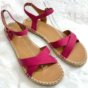 Women's Pink Sandals Size 11 NWOB